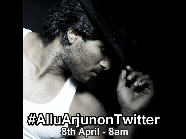 Allu Arjun is joining Twitter on 8th April Allu Arjun is joining Twitter on 8th April