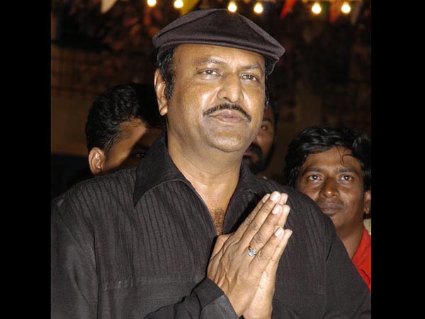 Rajinikanth behind the Pedarayudu film: Mohan Babu Rajinikanth behind the Pedarayudu film: Mohan Babu