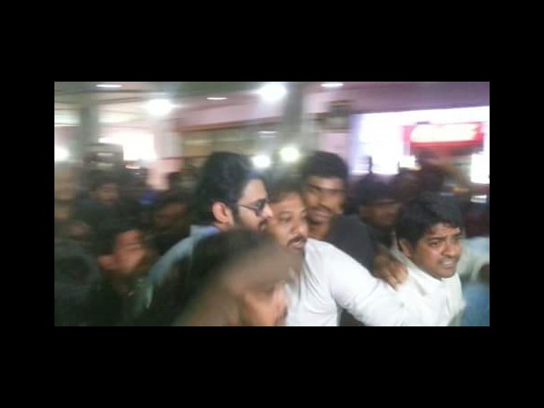 Prabhas @ RTC Cross Road theatre Prabhas @ RTC Cross Road theatre