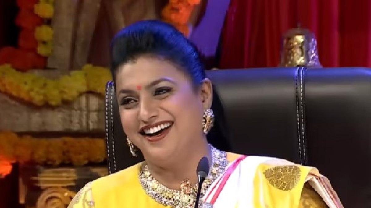 Jabardasthలోకి రోజా రీ ఎంట్రీ.. ఇక్కడ మానేసి అక్కడ అంటూ కృష్ణ భగవాన్  షాకింగ్ కామెంట్స్! | RK Roja Re Entry To Jabardasth And Krishna Bhagavaan  Shocking Comments - Telugu Filmibeat