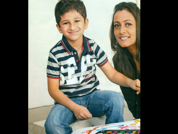 Namratha about her son Goutham Namratha about her son Goutham