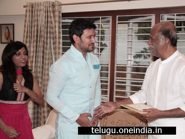 రజనీకాంత్కు రాజా వెడ్డింగ్ ఇన్విటేషన్