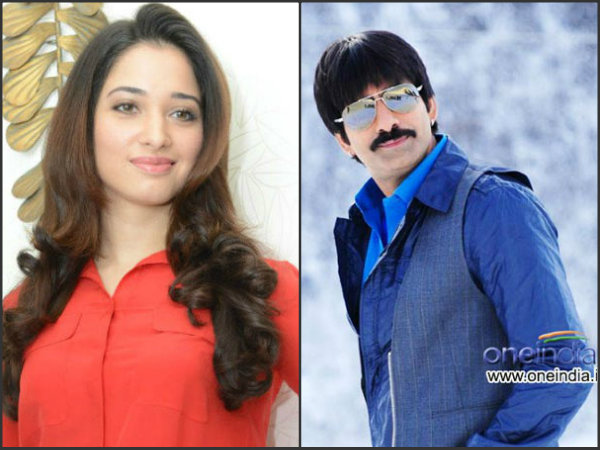 Tamanna and Raviteja pairs up first time Tamanna and Raviteja pairs up first time
