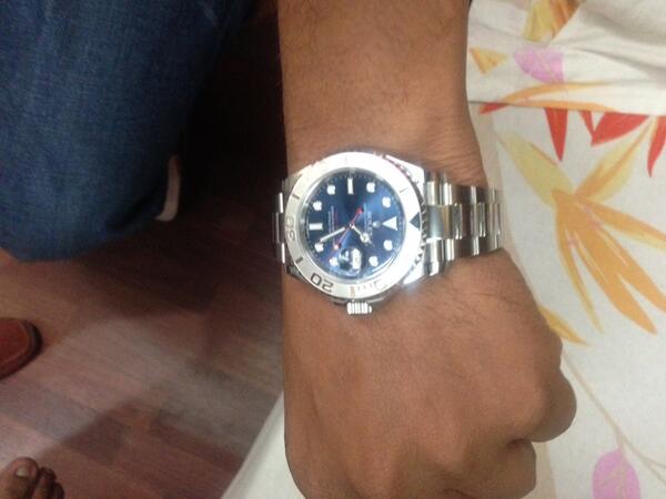 Bandla Ganesh Rolex Watch Gift to Sachin Joshi Bandla Ganesh Rolex Watch Gift to Sachin Joshi