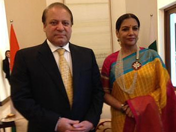 Shabana Azmi meets Nawaz Sharif Shabana Azmi meets Nawaz Sharif