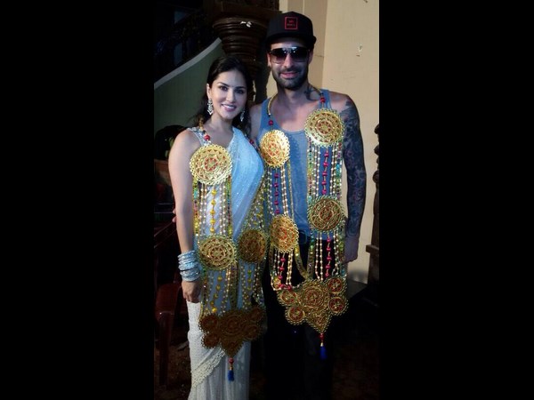 Sunny Leone gets a Gift from Mohan Babu Sunny Leone gets a Gift from Mohan Babu