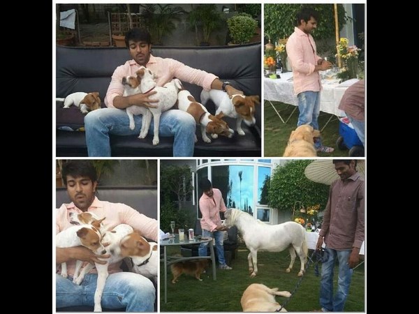 Ram Charan with Pets(Photo) Ram Charan with Pets(Photo)