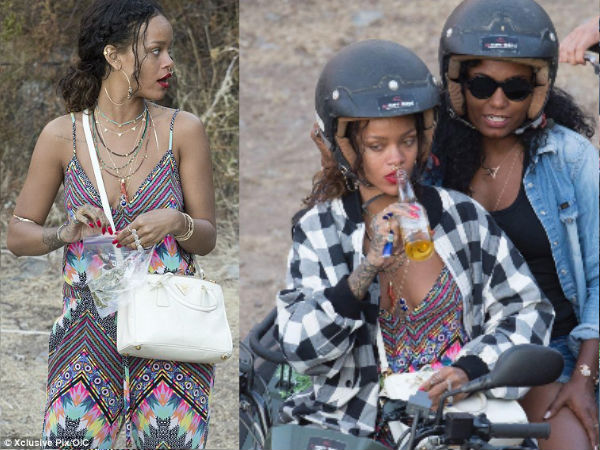 Rihanna's Wild France Holiday: Holding Weed, Drinking Beer! Rihanna's Wild France Holiday: Holding Weed, Drinking Beer!