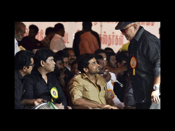 నిరాహార దీక్షలో సూర్య