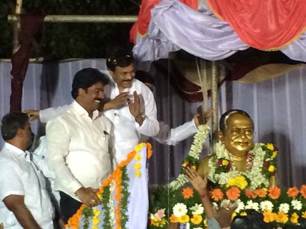 allu ramalingaiah statue launched allu ramalingaiah statue launched