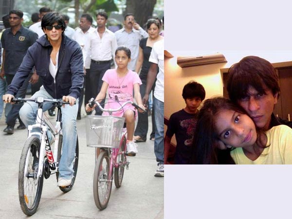 కూతురు సుహానాతో కలిసి...