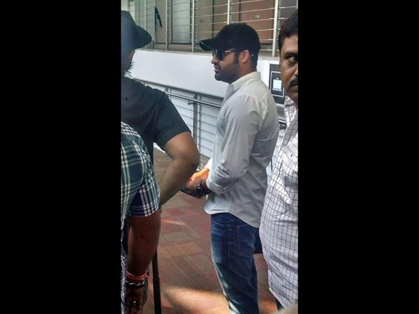 NTR in Hyderabad Airport! NTR in Hyderabad Airport!