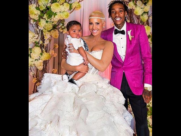 Amber Rose and Wiz Khalifa