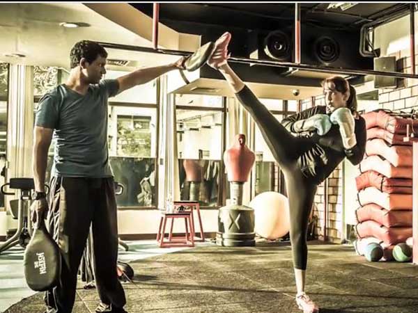 Lakshmi Manchu - Kicking butt at the Gym! Lakshmi Manchu - Kicking butt at the Gym!