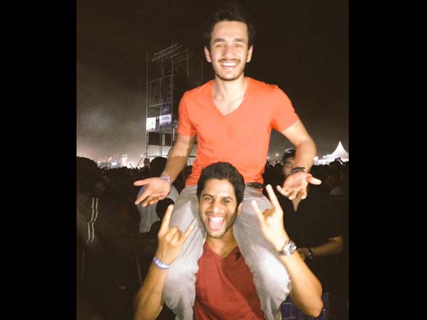 Brotherly bonding of Akhil-Chaitu Brotherly bonding of Akhil-Chaitu