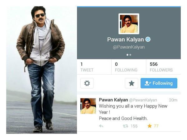 Pawan Kalyan joins Twitter...record Pawan Kalyan joins Twitter...record
