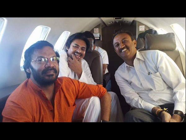 Pawan Kalyan in a Chartered Flight! Pawan Kalyan in a Chartered Flight!