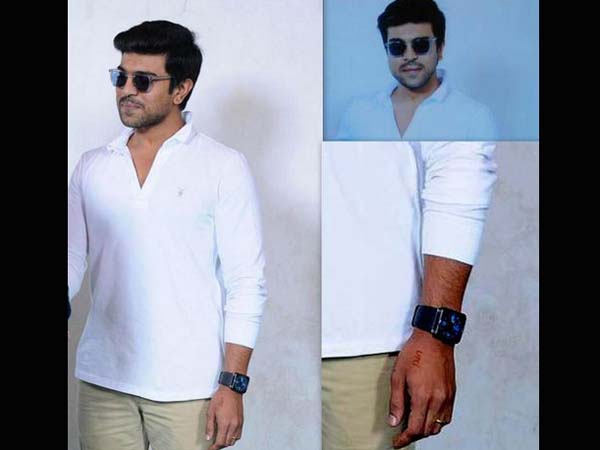 Upasna's Name Inked On Ram Charan's Hand Upasna's Name Inked On Ram Charan's Hand