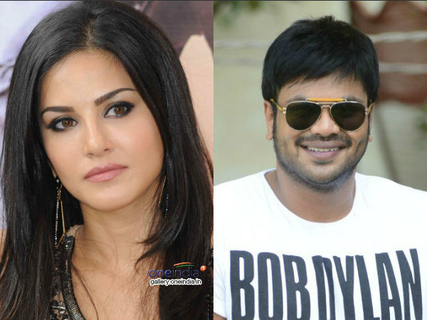 Sunny Leone congratulates Manchu Manoj Sunny Leone congratulates Manchu Manoj