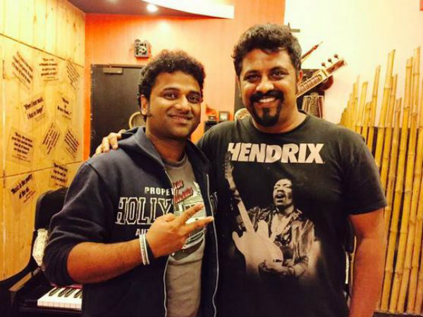 DSP introduces pop singer Raghu Dixit DSP introduces pop singer Raghu Dixit