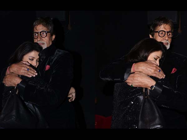 Aishwarya Rai hugged Amitabh Bachchan after watching 'Shamitabh' Aishwarya Rai hugged Amitabh Bachchan after watching 'Shamitabh'