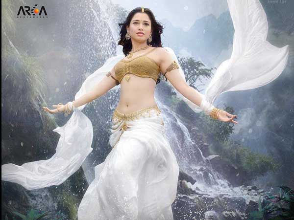 Rajamouli's Bahubali in song shoot Rajamouli's Bahubali in song shoot