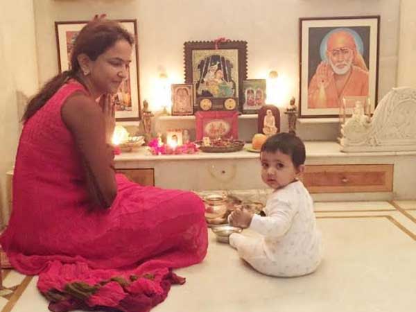 Lakshmi Manchu's Shiva puja! Lakshmi Manchu's Shiva puja!