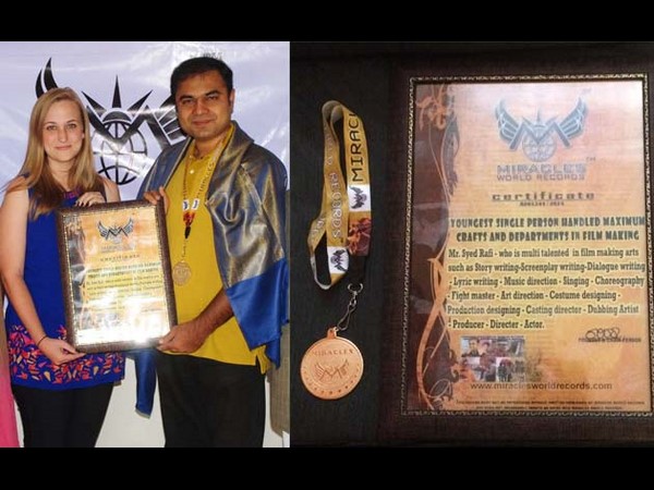 Syed Rafi creates world record Syed Rafi creates world record