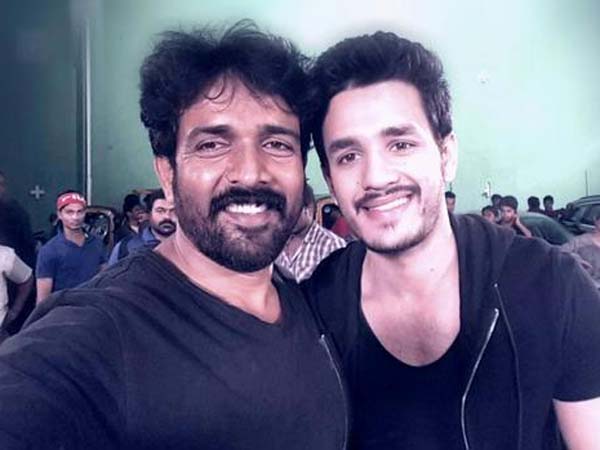 Akhil selfie with Stunt Director! Akhil selfie with Stunt Director!