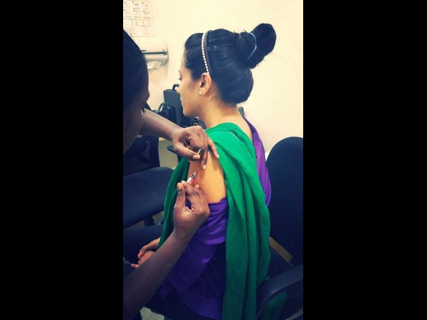 Trisha Vaccinated For Swine Flu Trisha Vaccinated For Swine Flu