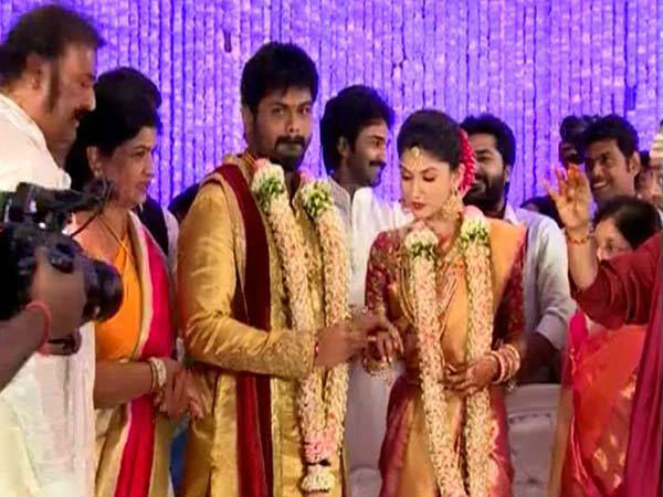 Manchu Manoj-Pranathi Reddy Engagement Manchu Manoj-Pranathi Reddy Engagement