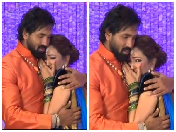 Lakshmi Manchu Emotional At Manchu Manoj Engagement Lakshmi Manchu Emotional At Manchu Manoj Engagement
