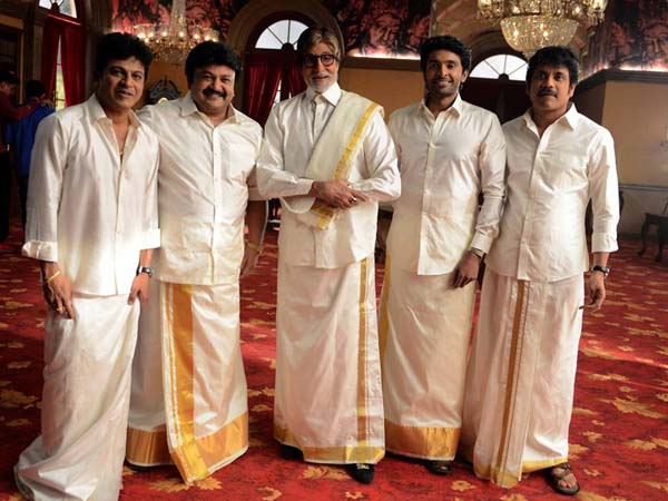 Amitabh, Prabhu, Vikram, Shiva, Nagarjuna and Manju team up Amitabh, Prabhu, Vikram, Shiva, Nagarjuna and Manju team up