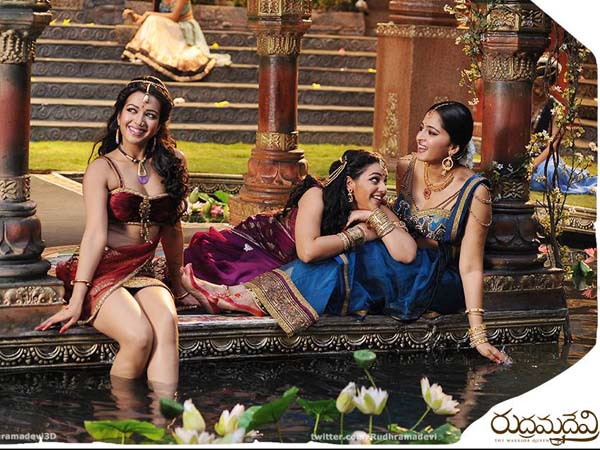 'Rudramadevi': Three Beautiful Princesses At Their Best 'Rudramadevi': Three Beautiful Princesses At Their Best