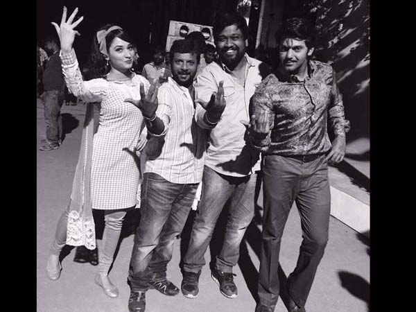 Tamanna goes retro for Arya Tamanna goes retro for Arya