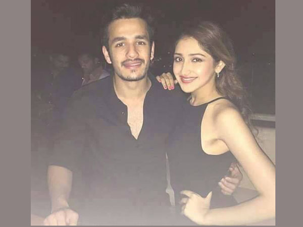Photo:Akhil and his heroine Sayesha!! Photo:Akhil and his heroine Sayesha!!