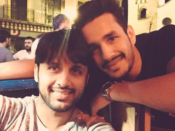 Photo:Akhil and his heroine Sayesha!! Photo:Akhil and his heroine Sayesha!!
