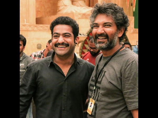 NTR on the sets of Baahubali! NTR on the sets of Baahubali!