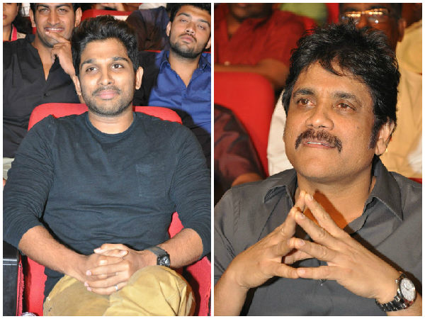 Nagarjuna thanks Allu Arjun Nagarjuna thanks Allu Arjun
