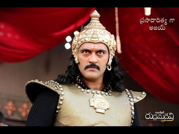 Rudramadevi: Ajay Virk as 'Prasad Aaditya' Rudramadevi: Ajay Virk as 'Prasad Aaditya'