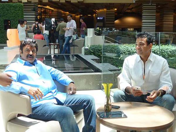 Balakrishna Funny Selfie: Being ANR Balakrishna Funny Selfie: Being ANR