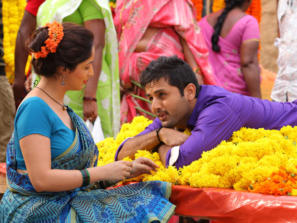 Nithiin's Courier Boy Kalyan story line Nithiin's Courier Boy Kalyan story line