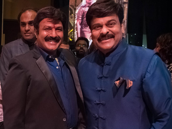 Balakrishna Dance at Chiranjeevi 60th Birthday Function Balakrishna Dance at Chiranjeevi 60th Birthday Function