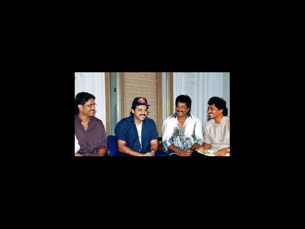 ఈవివి, ఎస్వీ కృష్ణారెడ్డిలతో..