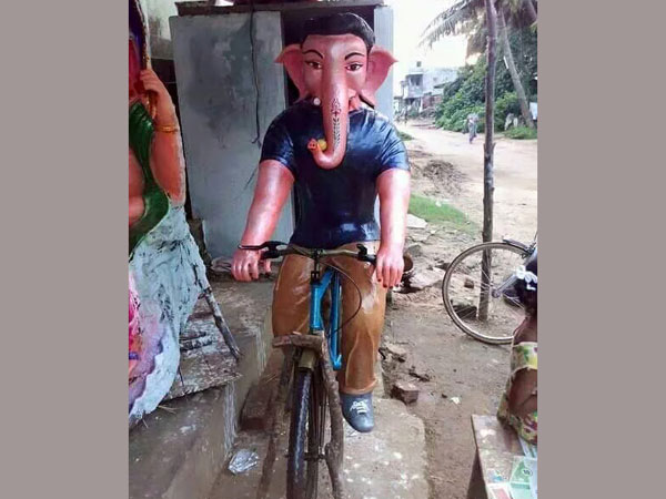 Photo: Ganesha idle As Srimanthudu Photo: Ganesha idle As Srimanthudu