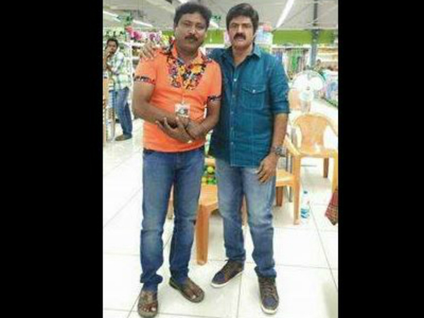 Balakrishna with Villan Kabir Duhan Singh Balakrishna with Villan Kabir Duhan Singh