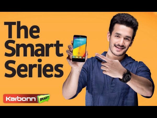 Akhil as brand ambassador for Karbon mobiles Akhil as brand ambassador for Karbon mobiles