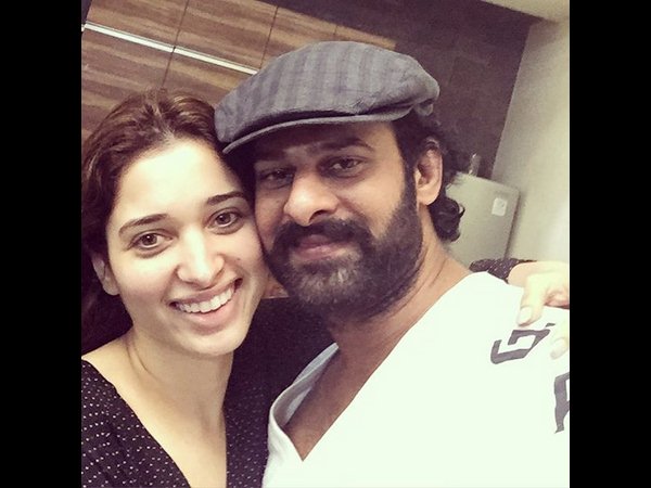 Prabhas celebrates b'day with Tamannaah Bhatia Prabhas celebrates b'day with Tamannaah Bhatia