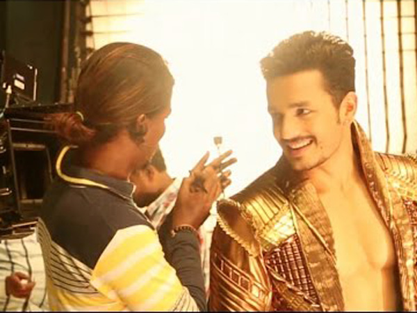 Akhil Intro Song - Making Video Akhil Intro Song - Making Video
