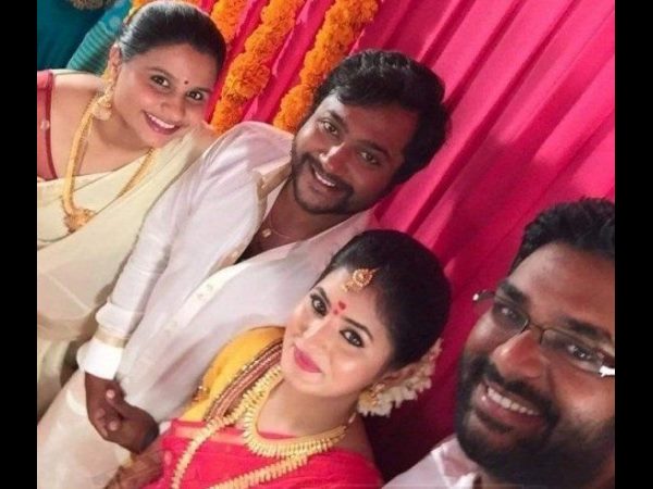 Bobby Simha and Reshmi Menon's engagement Bobby Simha and Reshmi Menon's engagement